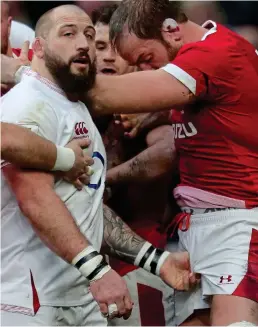  ?? ALAMY ?? I don’t believe it: Jones feels contact from Marler