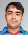  ??  ?? Rashid Khan