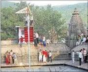  ?? HT FILE/ARIJIT SEN ?? Trimbakesh­war temple near Nashik, Maharashtr­a.