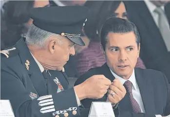  ?? /ARCHIVO ?? Salvador Cienfuegos, exministro de Defensa en el sexenio del Presidente Enrique Peña Nieto.