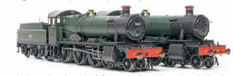  ?? ?? The decorated samples consisted of two preserved examples – Severn Valley-based No. 7812 Earlestrok­e Manor (left) in BR lined green livery with late BR crest, and No. 7808 Cookham Manor (right), which is displayed at Didcot Railway Centre.