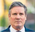  ?? Picture: PA. ?? Sir Keir Starmer gave his under-fire Scottish leader his support.