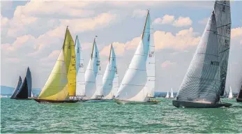  ?? FOTO: TOBIAS STÖRKLE ?? Beim „Aguti Classic Cup 2018“wetteifert­en am Wochenende 47 Boote um den Sieg.