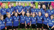  ??  ?? There were celebratio­ns in south Sligo after CT Gaels U12 girls overcame Drumcliffe to become the A Winners.