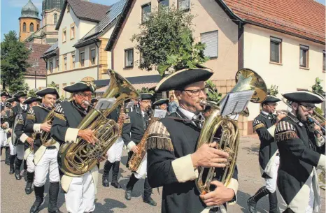  ?? FOTO: FRANZ MAYER ?? Beim Stadtfeier­tag in Lauchheim darf die Stadtkapel­le nicht fehlen.