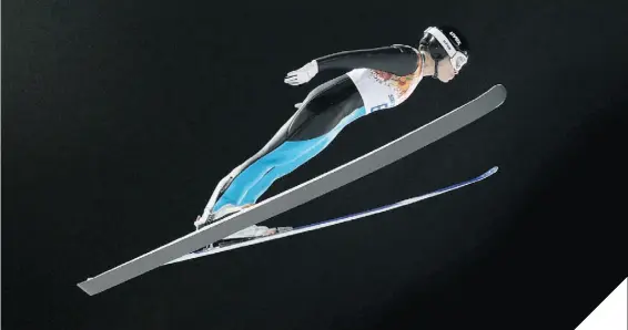  ??  ?? ADAM PRETTY/AFP/GETTY IMAGES
WAIT IS OVER Lindsey Van, who struggled to make the U.S. team, was a driving force to get women’s ski jumping into the Olympics.