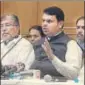  ?? HT ?? CM Devendra Fadnavis reacts to Opposition’s claims.