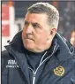  ??  ?? McGhee was fuming with fourth official McKendrick