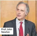  ??  ?? Prof John Newton