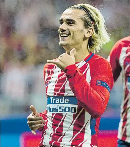  ?? FOTO: EFE ?? Antoine Griezmann, de 26 años, tiene mucha experienci­a en la Liga española. Las buenas relaciones entre Barça y Atlético pueden ayudar