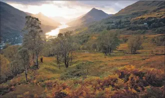  ?? Photograph: Tim Parkin ?? Village, hills and woodland around Kinlochlev­en.