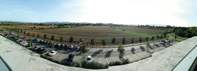  ??  ?? I terreni di proprietà della famiglia Casini offerti alla Fiorentina per costruire il nuovo stadio