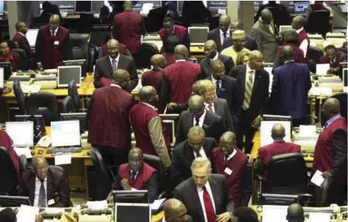  ??  ?? NSE trading floor