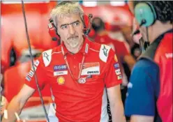  ??  ?? DEFENSA. Dall’Igna insiste en que Ducati siguió las normas.