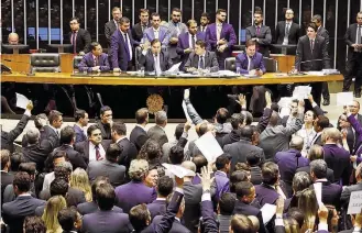  ?? LUIS MACEDO/CÂMARA DOS DEPUTADOS-14/8/2019 ?? Prioridade. Câmara quer urgência na discussão da proposta que mira os supersalár­ios