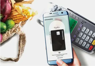  ?? — Samsung ?? Samsung Pay lets you pay for purchases using your smartphone.