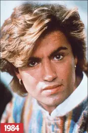  ??  ?? Pop idol: The coiffured Wham! heart-throb