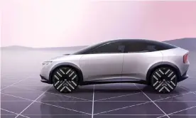  ?? ?? Nissan’s crossover EV concept car, which it will be producing at its Sunderland plant. Photograph: Nissan/PA