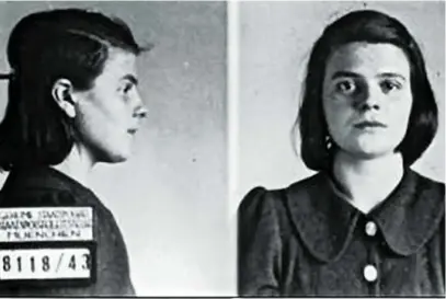  ?? EFE ?? Los negacionis­tas y Alternativ­a por Alemania tratan ahora de apropiarse de la figura de Sophie Scholl