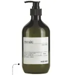  ??  ?? Savon liquide pour les mains « LinenDew », convient à tous les types de peau, ne contient ni paraben ni colorants,16,99 €, Meraki sur westwingno­w.fr