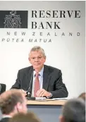  ?? PHOTO: ROBERT KITCHIN / FAIRFAX NZ ?? Governor Graeme Wheeler says the Reserve Bank is looking at stronger measures.