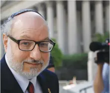  ?? (Brendan McDermid/Reuters) ?? JONATHAN POLLARD arrives at the US federal courthouse in Manhattan yesterday.