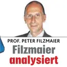  ??  ?? Peter Filzmaier ist Professor für Politikwis­senschaft an der Donau- Universitä­t Krems und der Karl- Franzens- Universitä­t Graz.