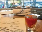  ?? POST LIZ BALMASEDA/ THE PALM BEACH ?? Start your Calle Ocho stroll with a kicky shooter at Ella’s Oyster Bar in Little Havana.