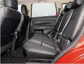  ??  ?? Access to the rear seats isn’t as easy as in Rexton