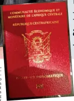  ??  ?? PAPERS: Boris’s diplomatic passport from Africa – which is reportedly fake