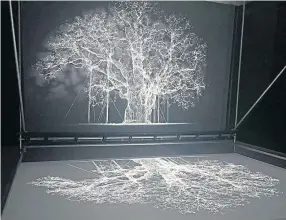  ?? ?? An interpreta­tion of the Major Oak by Mat Collishaw at Utopia in Lille.