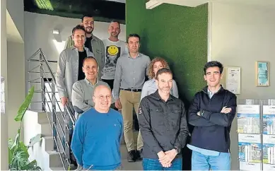  ?? KALFRISA ?? El equipo de Kalfrisa que ha trabajado en la certificac­ión.