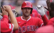  ?? MATT YORK – THE ASSOCIATED PRESS ?? Jake Marisnick, trying to make the Angels as a non-roster invitee, has played 11 major league seasons for nine different teams.