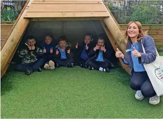  ?? ?? ●●Some of the playground equipment that has been funded with help from a previous round of the Co-op Local Community Fund.