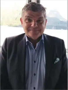 ?? ?? Sandro Merino, CIO della Banca Cler, al LAC di Lugano.