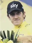  ??  ?? 0 Geraint Thomas: Race leader.