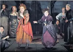  ??  ?? Fallen women: Susan Bullock as Liz Stride and Lesley Garrett as Catherine Eddowes