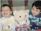  ?? SUBMITTED PHOTO ?? Alan Kurdi, left, sits with his older brother Ghalib Kurdi. Both boys along with their mother drowned while seeking refuge from the Syrian war. Ontario NDP Leader Andrea Horwath argues the government is wrong to turn its back on people like the Kurdi...