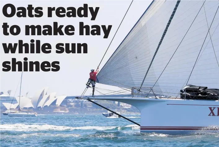  ?? Picture / AP ?? Wild Oats XI will include a Kiwi among its crew as it sets off from Sydney Harbour today.