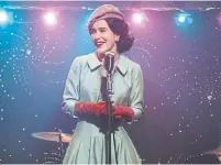  ?? NICOLE RIVELLI THE ASSOCIATED PRESS ?? Rachel Brosnahan stars in the hit The Marvelous Mrs. Maisel.