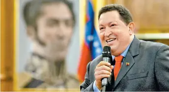  ??  ?? El mandatario venezolano murió en 2013.