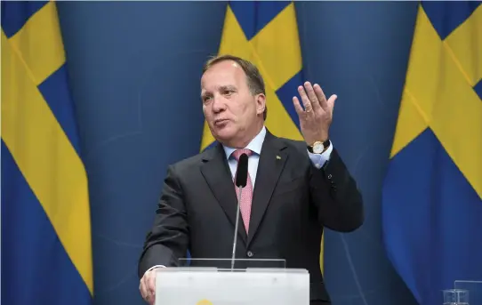  ?? Bild: Fredrik Sandberg/tt ?? Statsminis­ter Stefan Löfven (S) har fått sin budget sönderploc­kad förut – nu kan det ske igen.