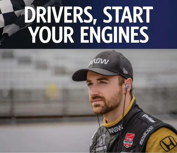  ?? FORREST MELLOTT/INDYCAR ?? James Hinchcliff­e of Oakville at the Indianapol­is Motor Speedway in May before an accident nearly claimed his life. He’s recovering well, but will still miss next weekend’s Honda Indy Toronto.