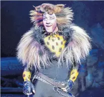  ?? MATTHEW MURPHY/COURTESY ?? The performers in “Cats” really do dance and sing in giant cat costumes. Here, from the national tour, is Zach Bravo as Rum Tug Tugger.