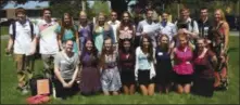  ?? PHOTO PROVIDED/ FILE ?? Students pose for a photo after a previous SUNY Adirondack High School Business Day event.