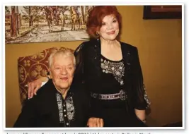  ??  ?? Jerry and Frances Freeman at Jerry’s 95th birthday party in Dallas in March. Photo courtesy Frances Freeman.