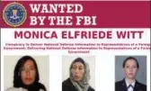  ?? FBI VIA AP ?? This image provided by the FBI shows part of the wanted poster for Monica Elfriede Witt.