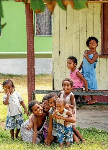  ?? ISTOCK ?? Fijians love children – their own and yours, and large families are common. They will even give a child to an extended family member who is childless.