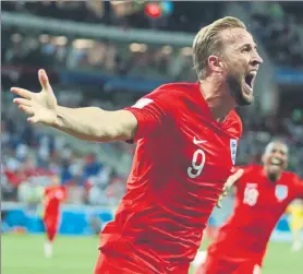  ??  ?? Kane nunca había marcado en una fase final Ayer logró los dos goles de Inglaterra