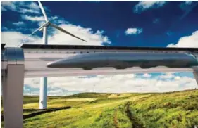  ??  ?? The Hyperloop Transporta­tion Technologi­es project